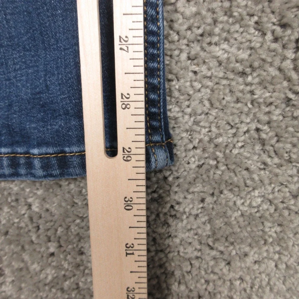 Levis Jeans‎ Mens 33x29 (Tag 33x32) Blue 511 Slim Straight Faded Zip Denim Pants